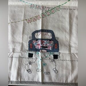 “Just Married” dish cloth